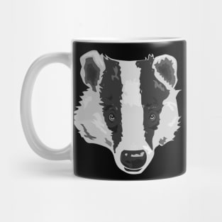 Badger Vector Portrait Mug